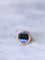 Bague Bague chevalière agate sur or rose 58 Facettes
