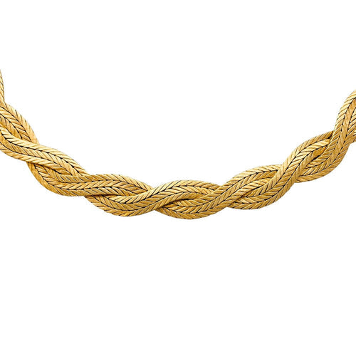 Collier Collier Buccellati, tresse en or jaune. 58 Facettes 31638