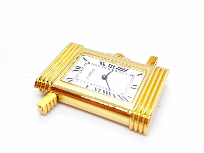 Montre O.J. Perrin Montre Or jaune Saphir 58 Facettes 00047GD