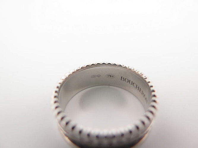 Bague 52 bague BOUCHERON quatre black edition small 52 or blanc diamants 58 Facettes 239709