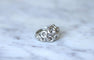 Bague Bague dôme anneaux platine 58 Facettes