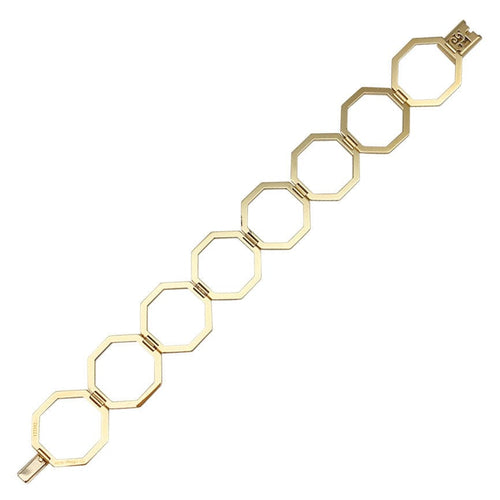 Bague 52 Poiray, "Bague Bracelet", or jaune, diamant. 58 Facettes 31417