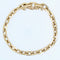 Bracelet Bracelet en or jaune maille forçat limée massive 58 Facettes 21-697