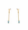 Boucles d'oreilles BOUCLES D'OREILLES OR & AIGUE MARINE 58 Facettes BO/220105 NSS