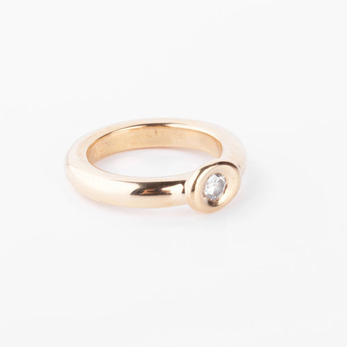 Bague Bague or jaune et diamant de la maison Chaumet 58 Facettes 0