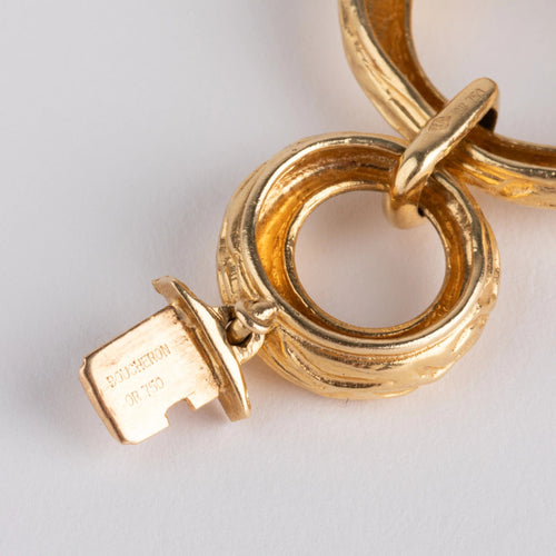 Bracelet Bracelet en or jaune et diamants de la maison Boucheron 58 Facettes 0