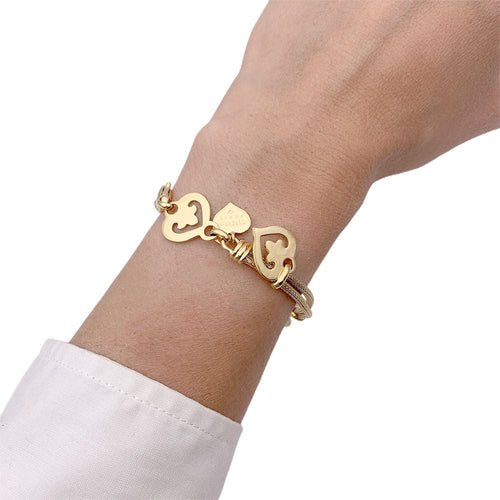 Bracelet Bracelet O.J. Perrin "Légende" en or jaune. 58 Facettes 32897