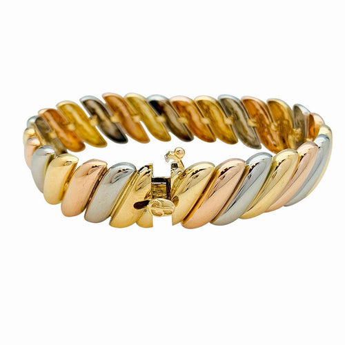 Bracelet Bracelet Poiray en trois tons d'or. 58 Facettes 31570