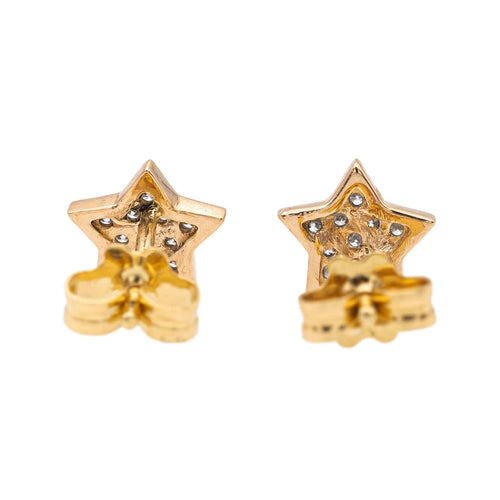 Boucles d'oreilles Boucles d'oreilles Puces Or jaune Diamant 58 Facettes 2677098CN