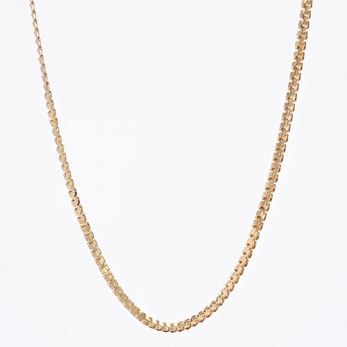 Collier Chaine or jaune maille Y ancienne 58 Facettes 22-415