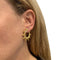 Boucles d'oreilles Boucles d'oreilles Zolotas, "Helios" en or jaune et diamants. 58 Facettes 31824