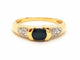 Bague 53 Bague Or jaune Saphir 58 Facettes 06508CD
