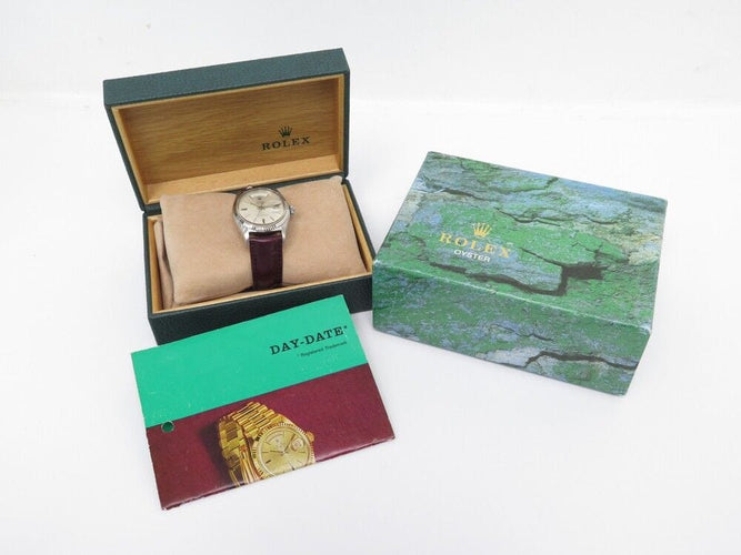 Montre montre ROLEX 1803 oyster perpetual day date 36mm automatique or 18k 58 Facettes 222264