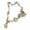 Bracelet Bracelets gouttière or jaune, or blanc et diamants. 58 Facettes 30616
