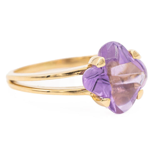 Bague 61 Cacharel Bague Or jaune Améthyste 58 Facettes 2307824CN