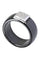 Bague BAGUE MODERNE CÉRAMIQUE ET DIAMANTS 58 Facettes 051981