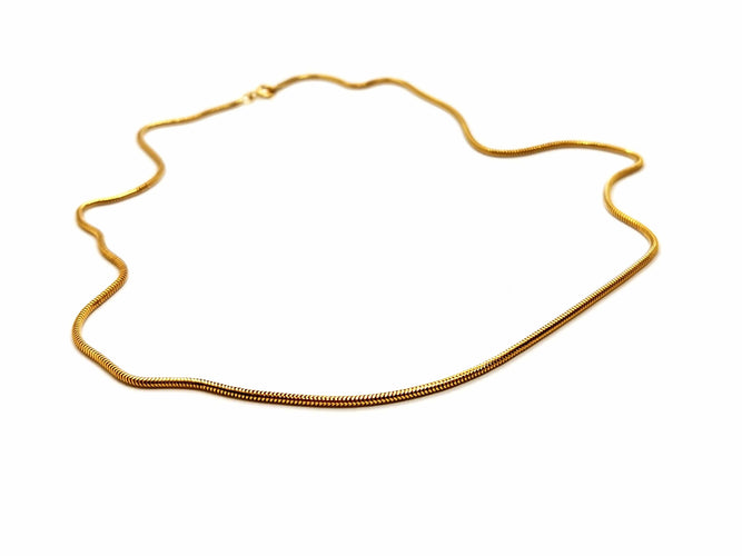 Collier Collier Maille serpentine Or jaune 58 Facettes 1145876CD