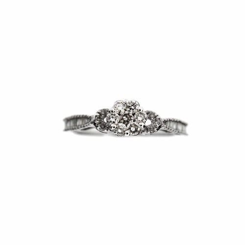 Bague 50 Bague fleur diamants 58 Facettes 27260