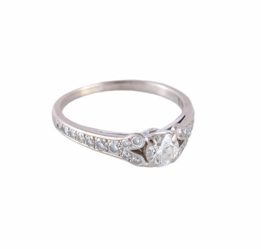 Bague BAGUE SOLITAIRE DIAMANTS 0.50ct 58 Facettes BO/220103