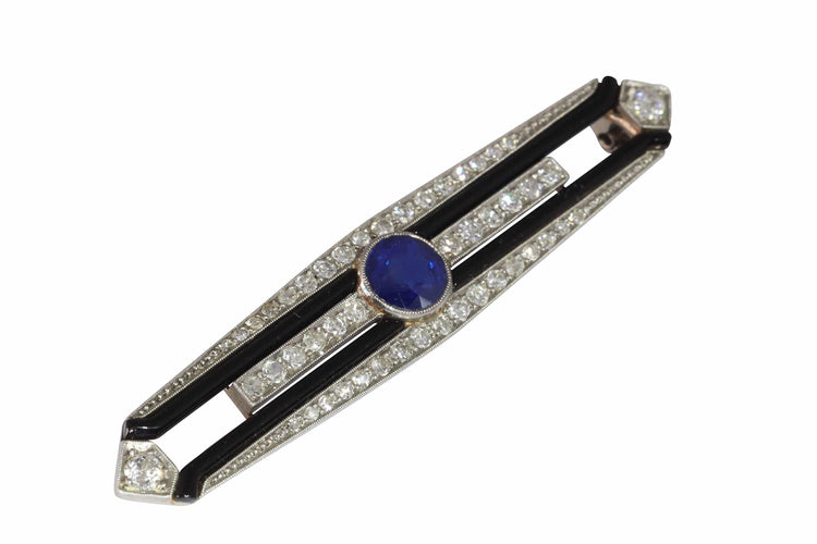 Broche Broche de bar Art Déco des années 1920 : un aperçu du glamour des années folles 58 Facettes 24022-0021