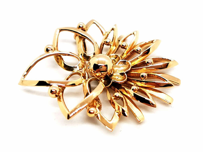 Broche Broche Fleur Or jaune 58 Facettes 1599636CN