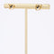 Boucles d'oreilles Puces d'oreilles or jaune et saphir 58 Facettes 22-606B