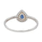 Bague 54 Bague Or blanc Saphir 58 Facettes 2687238CN