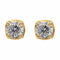 Boucles d'oreilles Boucles d'oreilles Puces Or jaune Diamant 58 Facettes 2822724CN