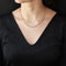 Collier Chaine de montre en or jaune ancienne 58 Facettes 22-011