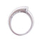 Bague 51 Bague or blanc, diamants baguette. 58 Facettes 33421