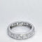Boucles d'oreilles Alliance américaine or blanc 14 diamants 58 Facettes 5609