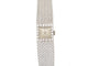 Montre vintage montre EBEL carre en or blanc 18k et diamants 0.4ct mecanique 58 Facettes 250142