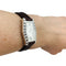 Montre Montre Cartier "Lanière" en or blanc et diamants, bracelet cuir. 58 Facettes 30252