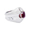 Bague 51 Bague Art Déco Boucheron, platine, rubis, diamants. 58 Facettes 32836