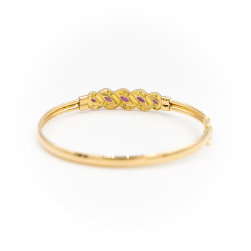 Bracelet Bracelet Jonc Or jaune Rubis 58 Facettes 2025660CN