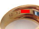 Bague 52 vintage bague CARTIER odin en or jaune 18k 6 saphirs 58 Facettes 255490