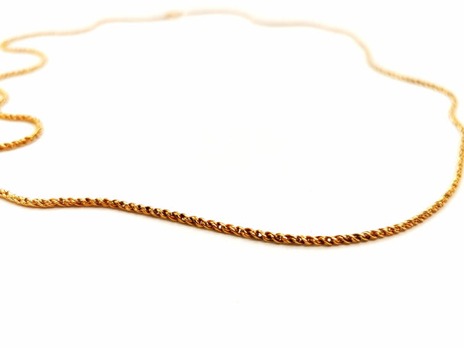 Collier Collier Maille torsadée Or jaune 58 Facettes 1641802CN