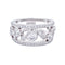 Bague 56 Bague or blanc et diamants. 58 Facettes 32223