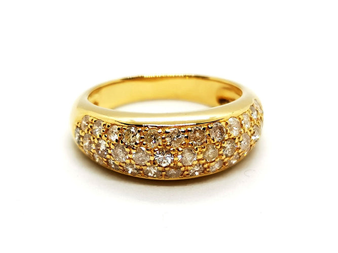 Bague 53 Bague Jonc Or jaune Diamant 58 Facettes 1186419CN