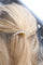 Accessoire Peigne ancien demi lune, pierres du Rhin sur corne 58 Facettes