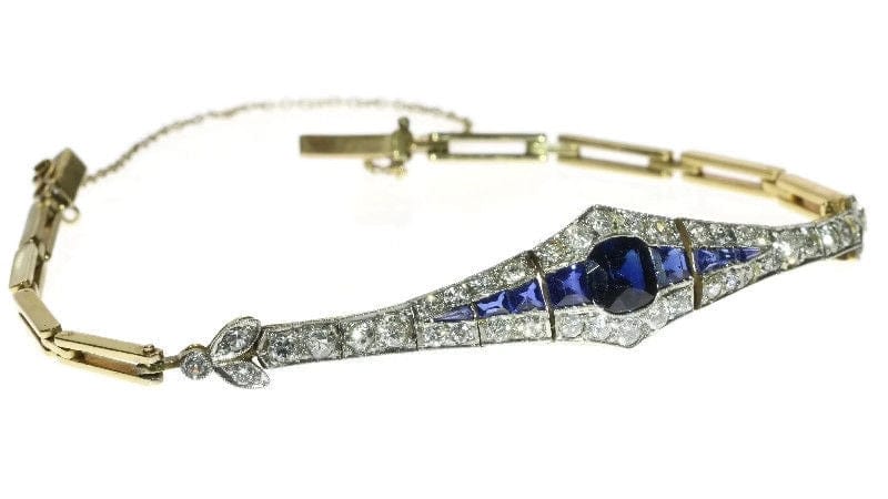 Bracelet Bracelet, diamants, saphir 58 Facettes 12247-0029