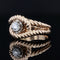 Bague 52 Bague vintage noeud godronné et diamant 58 Facettes 22-316