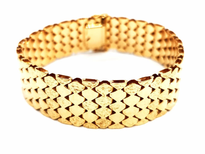 Bracelet Bracelet Manchette Or jaune 58 Facettes 1637062CN