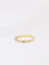 Bague Demi-Alliance américaine en or jaune et diamants 58 Facettes J74