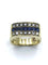 Bague Bague carrée Saphirs Diamants 58 Facettes