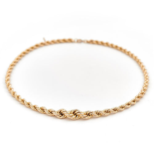Collier Collier Maille torsadée Or jaune 58 Facettes 1752284CN
