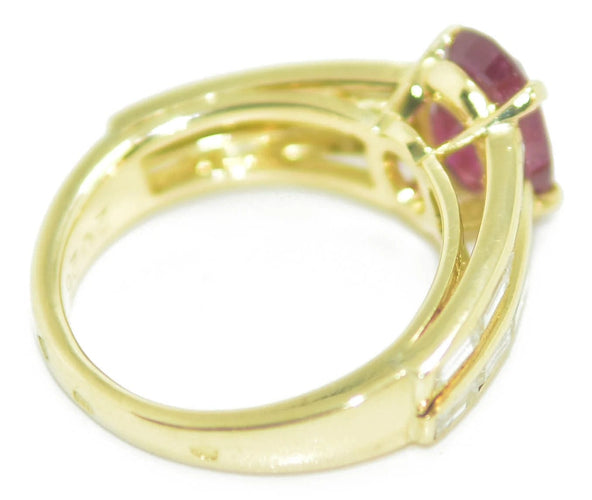 Bague Bague or jaune rubis Birman 58 Facettes 0