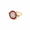 Bague Bague Art Déco Rubis Diamant 58 Facettes