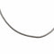 Collier Chaine or blanc maille serpent. 58 Facettes 30285