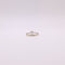 Bague Solitaire or blanc, diamant 58 Facettes